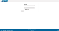 Desktop Screenshot of business.kinze.com